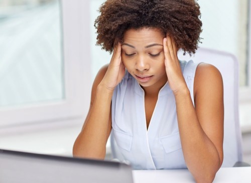 Женщина в стрессе