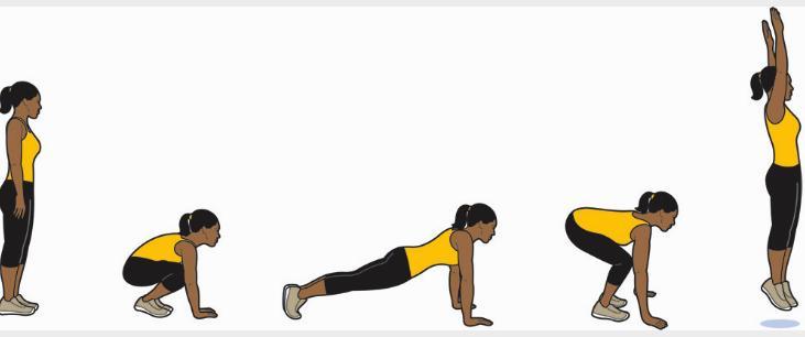 Тренировка берпи