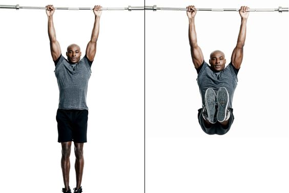 упражнение на перекладине