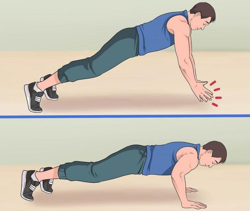 плиометрические отжимания