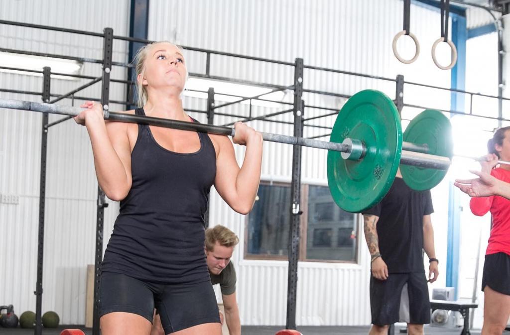 положение головы во время жима