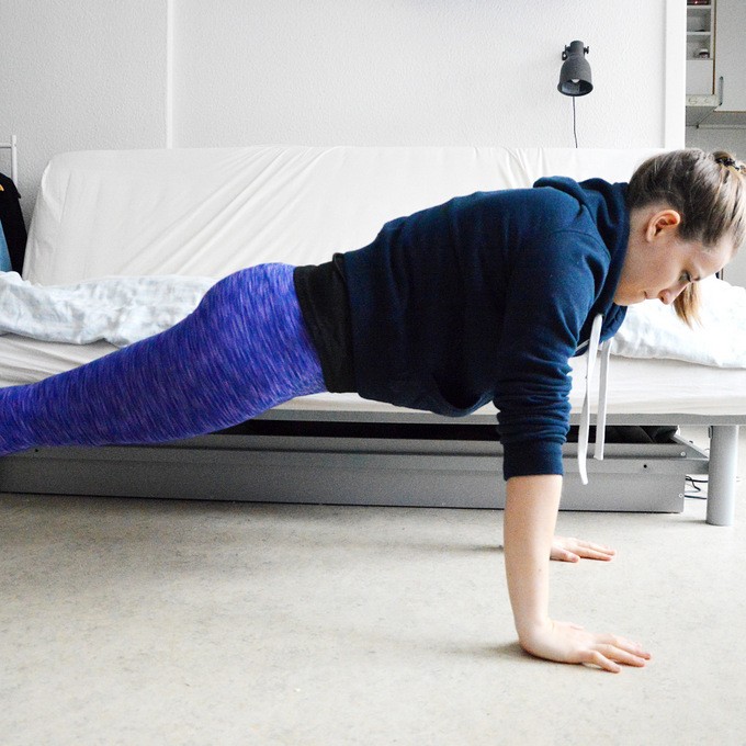 правильное отжимание от пола