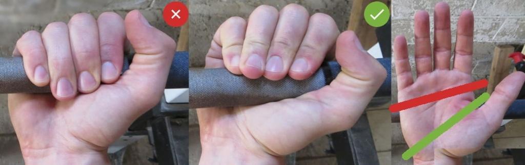 Правильный хват