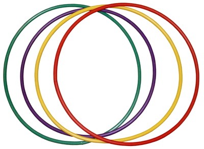 Obruch dlia khudozhestvennoi gimnastiki liubitelskii