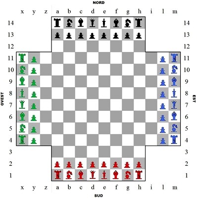 CHetvernye nemetskie - na doske s tremia dopolnitelnymi gorizontaliami